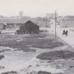 Foto preto e branco Peniche Antigo de Entrada principal/Portões de Peniche em 1951