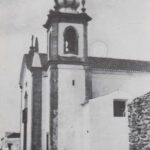Foto preto e branco Peniche Antigo de Igreja de Nossa Senhora da Conceição em 1920
