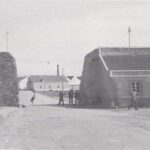 Foto preto e branco Peniche Antigo de Entrada principal/Portões de Peniche, antes de 1955