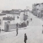 Foto preto e branco Peniche Antigo de Avenida do Mar em 1931/1932