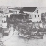 Foto preto e branco Peniche Antigo de Ribeira nos anos 30