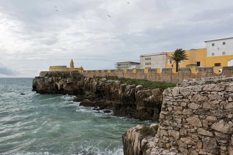 Foto de vista geral da Fortaleza de Peniche