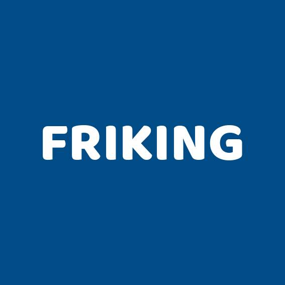 Logotipo da marca Friking, em Peniche